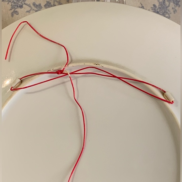 VTG 10" Floral Last Supper Plate - Picture 6 of 6